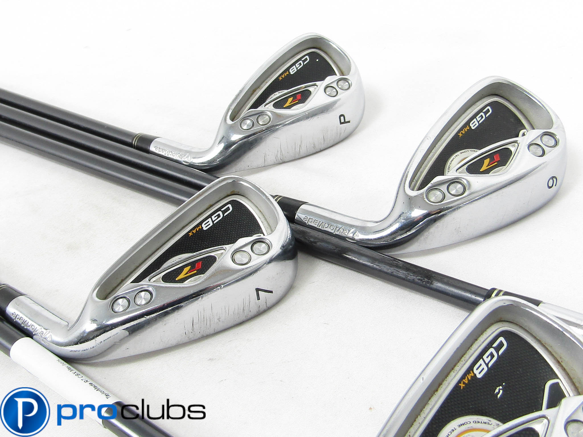 TAYLORMADE R7 CGB MAX IRONS 6-PW GRAPHITE REGULAR FLEX #459010 | eBay